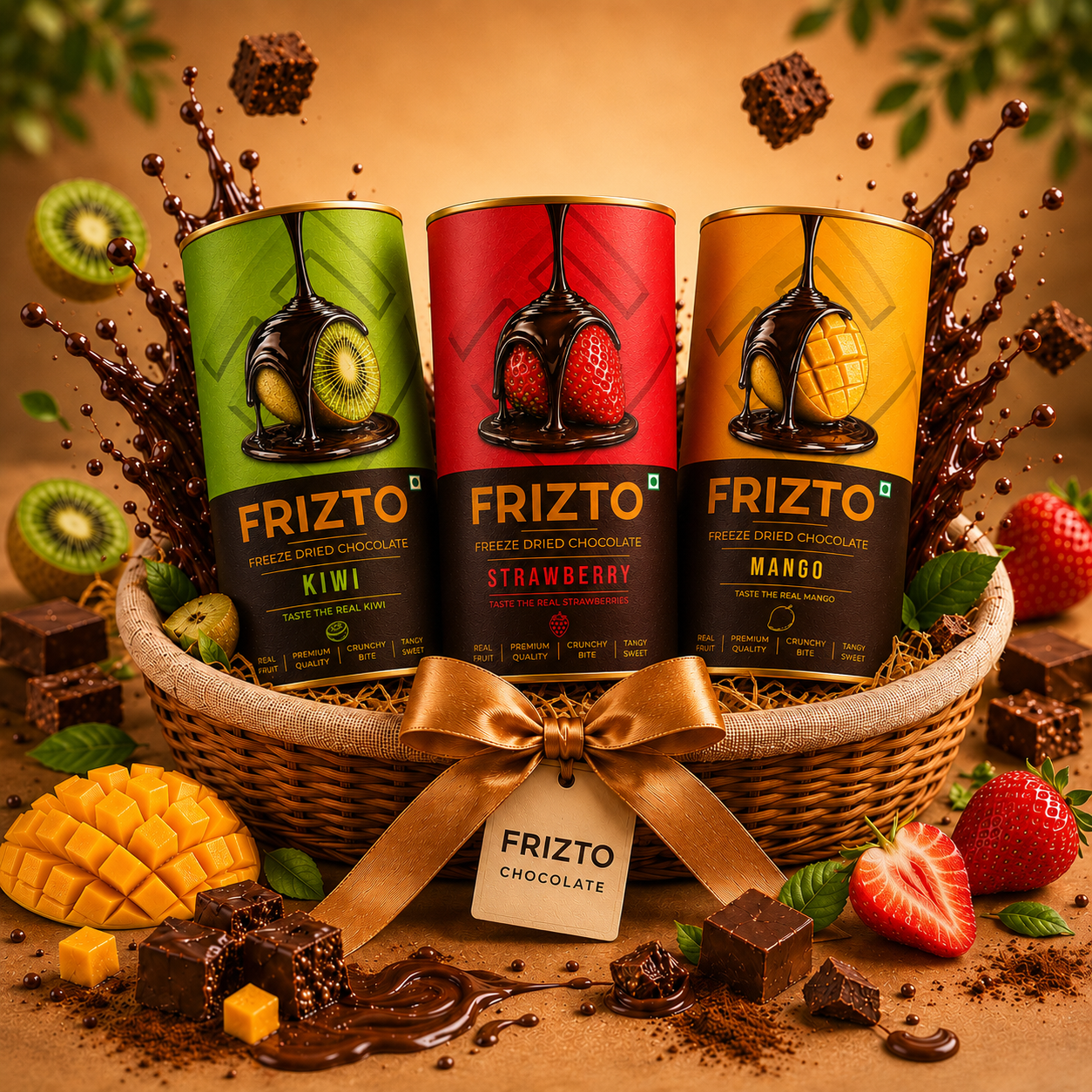 Freeze Dried Fruits Chocolate Combo Boxes