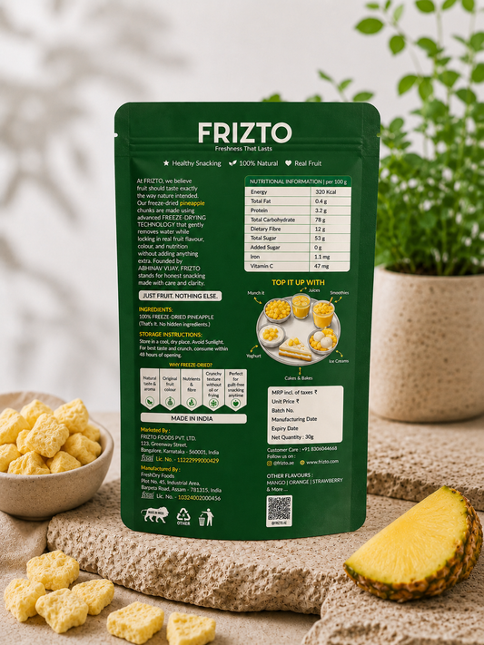 Freeze Dried Pineapple