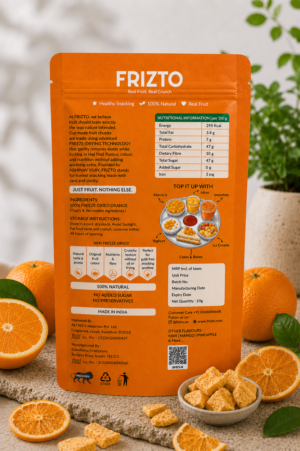 Freeze-Dried Orange