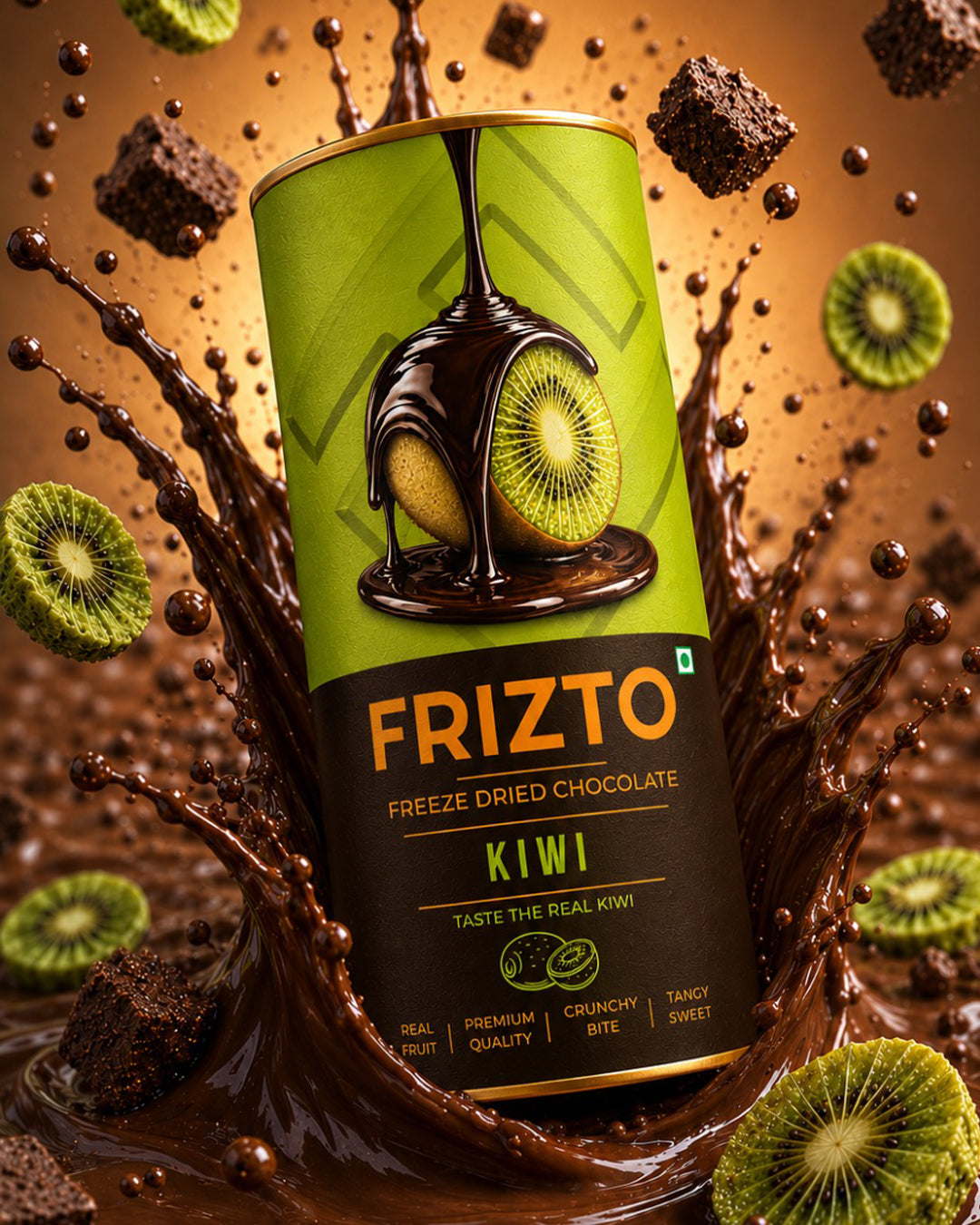 Freeze Dried Kiwi Chocolate